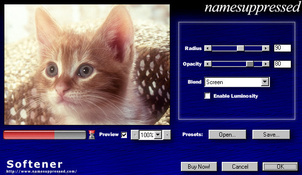 Softener Screenshot